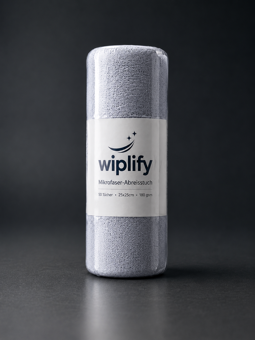Wiplify Mikrofaser-Abreissrolle – 50 Tücher